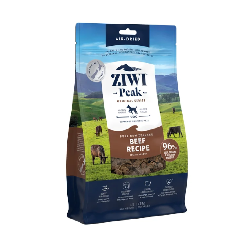 ZIWI Peak Air Dried Beef Recipe Dog Food 454g