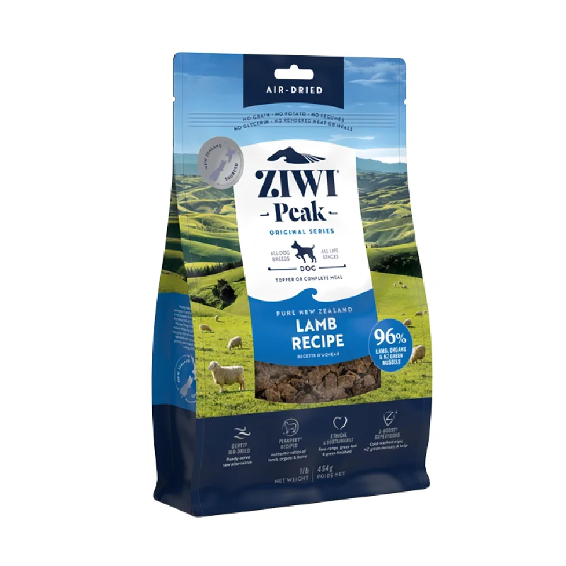 ZIWI Peak Air Dried Lamb Recipe Dog Food 454g