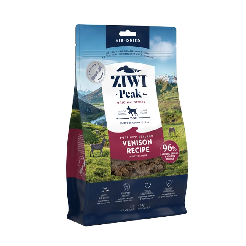 ZIWI Peak Air Dried Venison Recipe Dog Food 454g