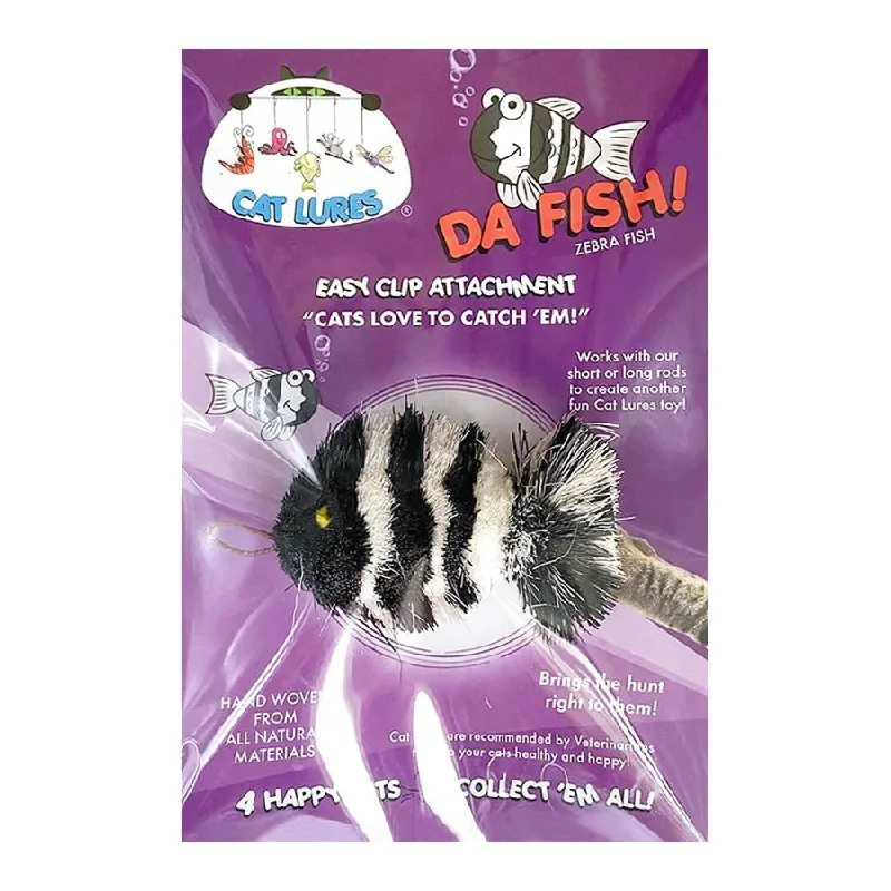 Cat Lures Interactive Replacement Zebra Fish