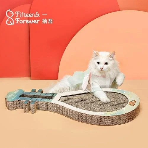 Cat Scratcher - Fifteen & Forever x Gugong - Pipa Scratcher + Cat Hanfu Set