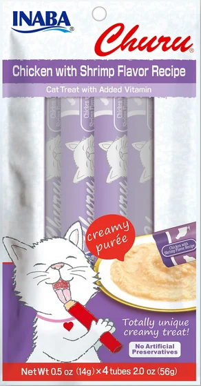 Churu Cat Grain Free Chicken w/ Shrimp Tube