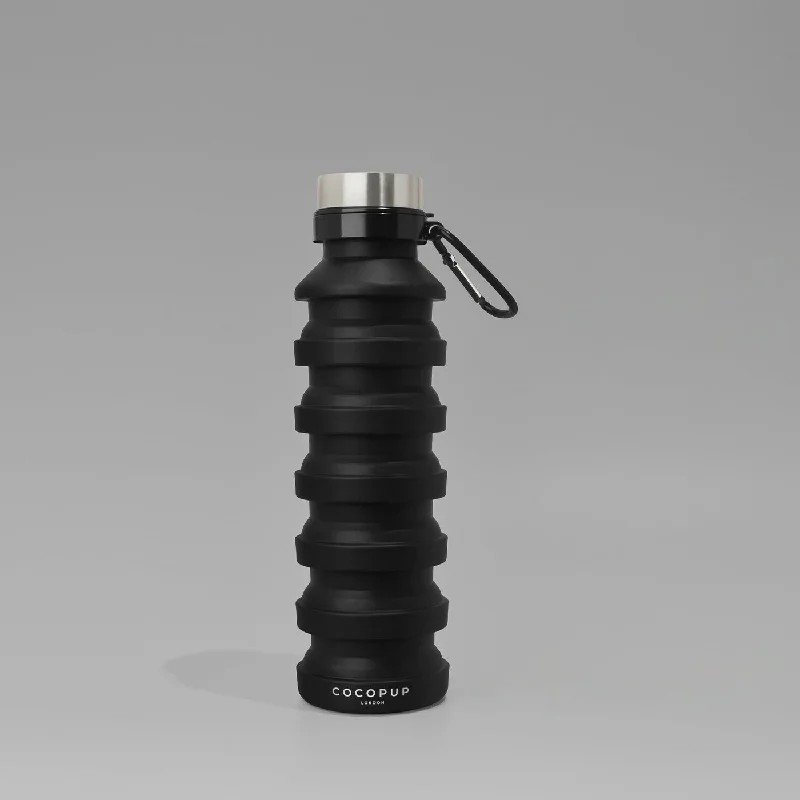 Cocopup London Black Collapsible Water Bottle