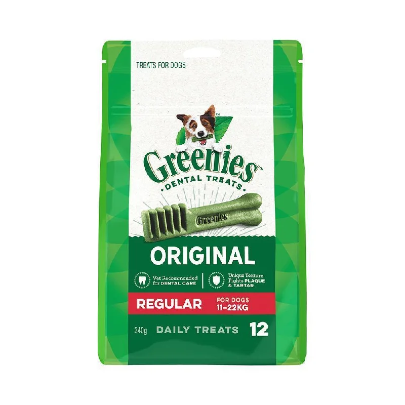 Greenies Dog Original Dental Treats for Regular Dogs 340g