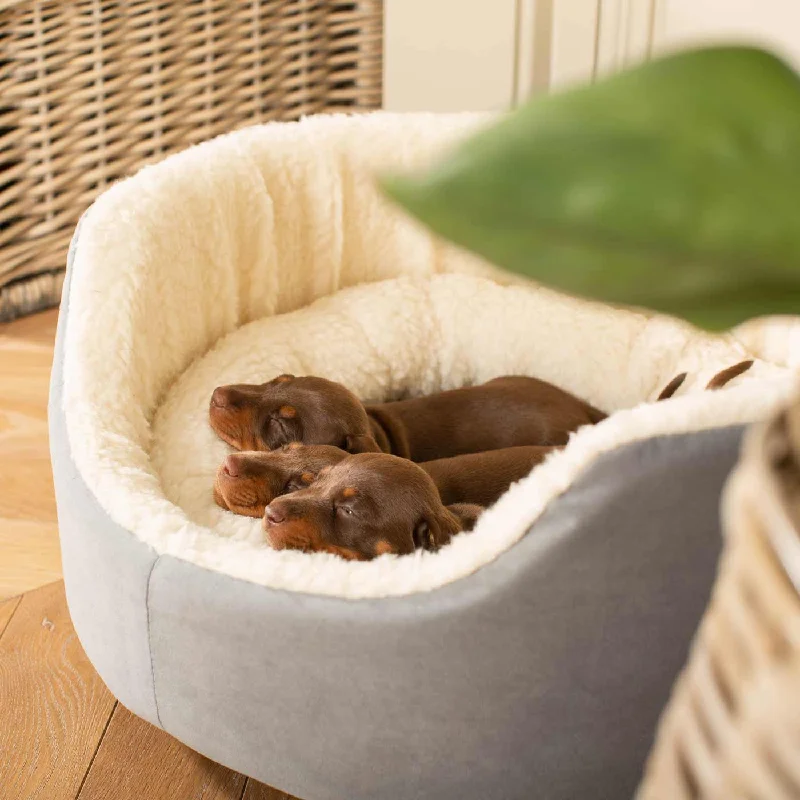 Grow With Me Puppy Bed in Grey by Lords & Labradors