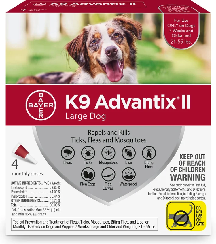 K9 Advantix II Red Large 4 pk