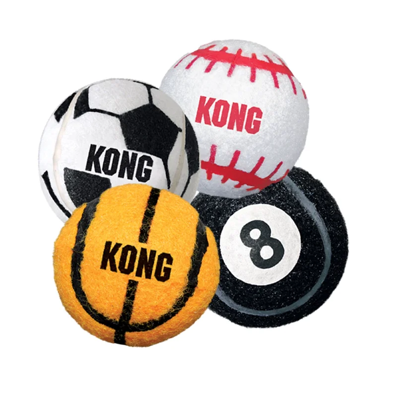 KONG Sports Balls Medium Dog Toy 3 Pack