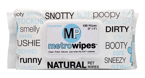 Metro Wipes Natural Unscented Pet Wipes