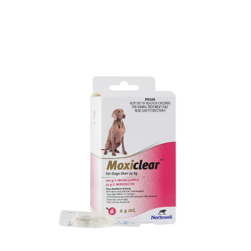 Moxiclear Flea and Worming Treatment for Dogs Over 25kg 6 Pack