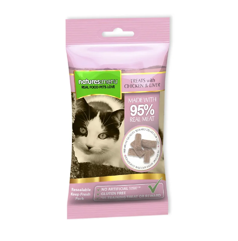 Natures Menu Cat Treats Chicken and Liver 60g