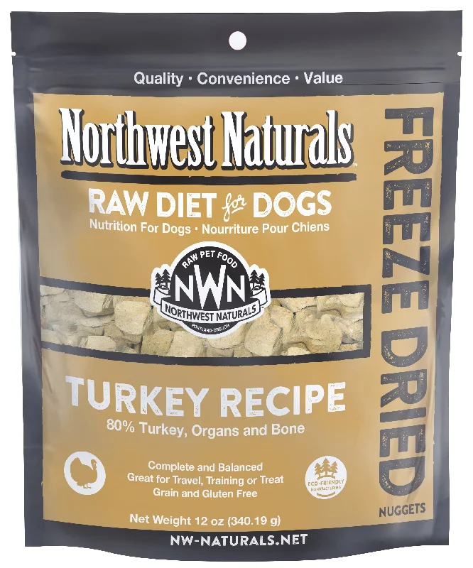 Northwest Naturals Freeze-Dried Raw Turkey Nuggets Dog Food