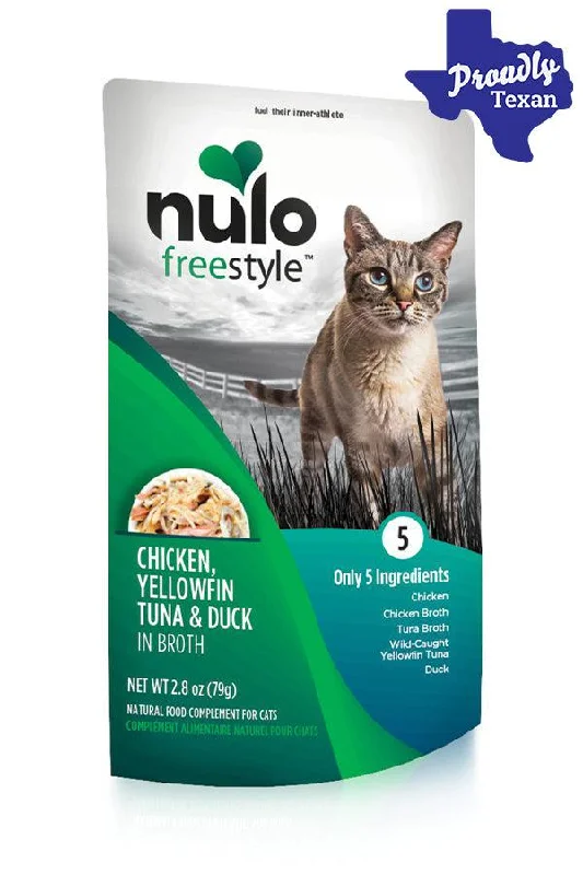 Nulo Freestyle Chicken, Tuna, & Duck Meaty Topper for Cats