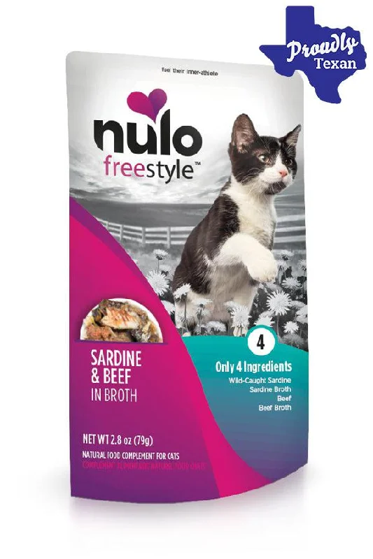 Nulo Freestyle Sardine & Beef Meaty Topper for Cats