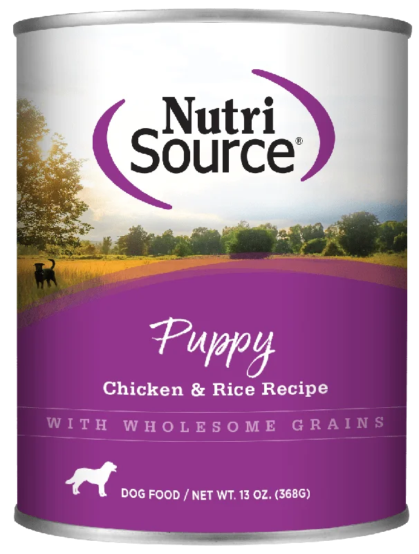 NutriSource Puppy Chicken & Rice Canned Dog Food