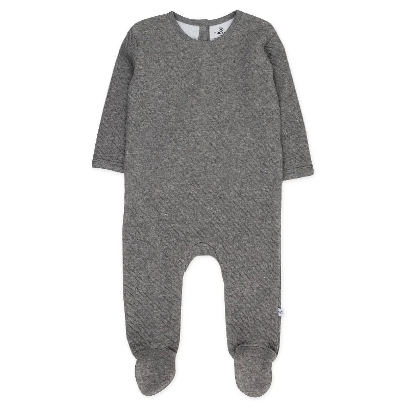 Organic Cotton Matelassé Unionsuit Coverall