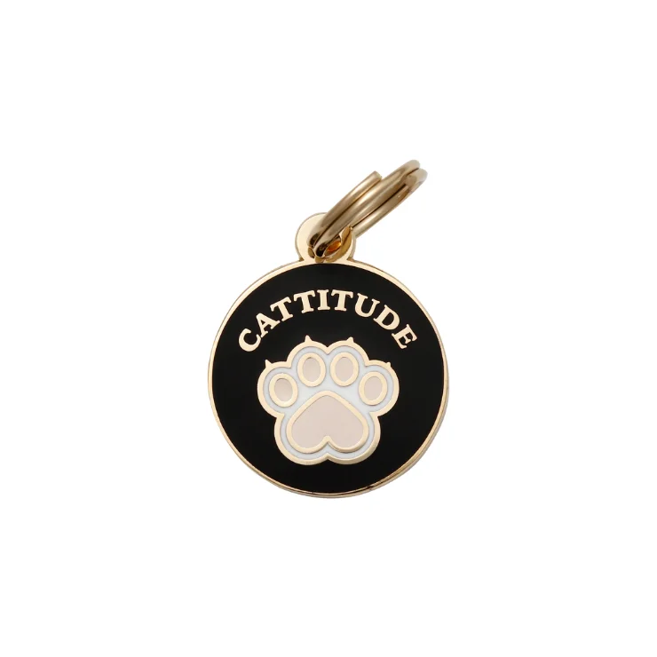 Cattitude Pet ID Tag