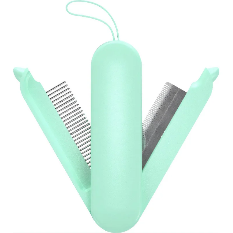 Pet Life® JOYNE Travel Comb & Deshedder