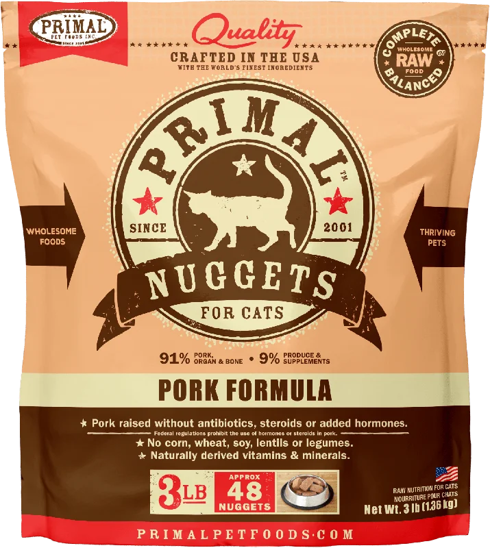 Primal Pork Formula Nuggets For Cats