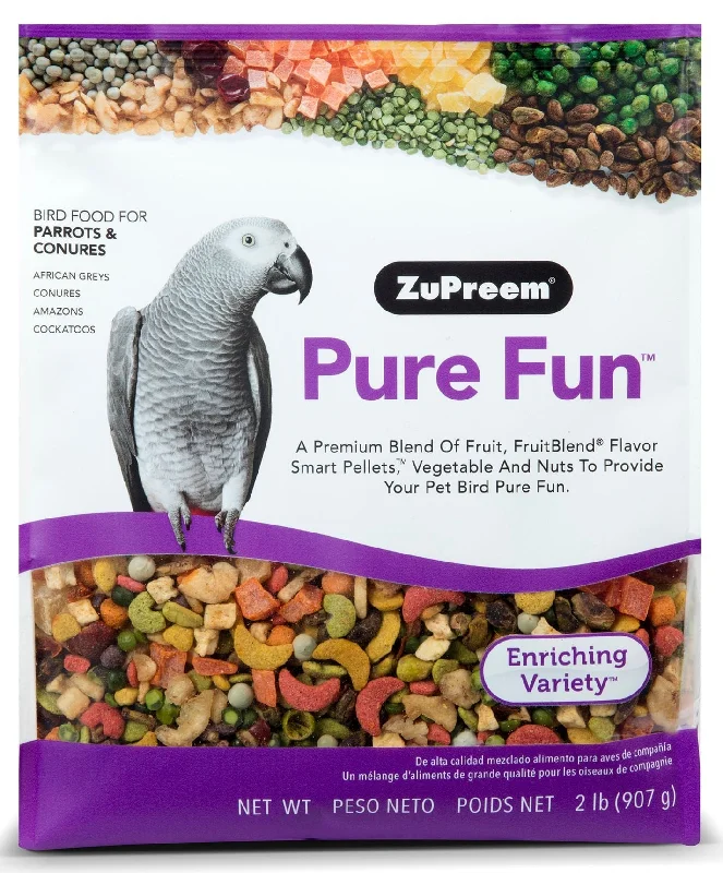 Pure Fun Bird Food for Parrots & Conures