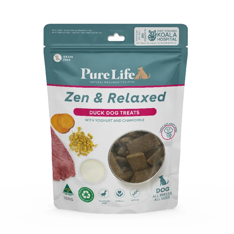 Pure Life Zen and Relaxed Duck Treats for Dogs 100g