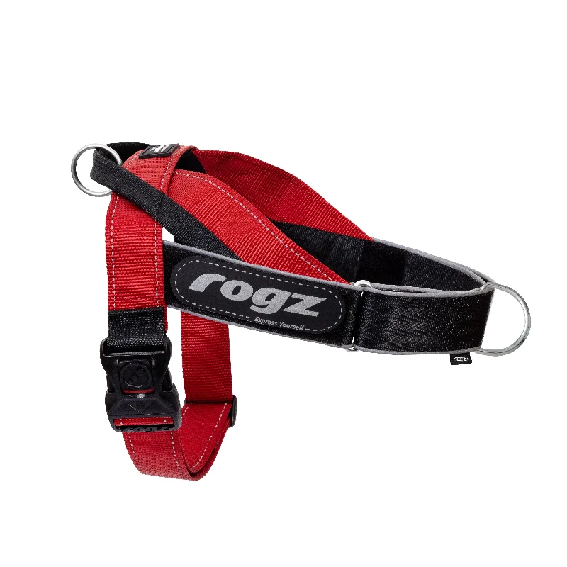 Rogz Utility LetzGo Personalised Harness Red Lge=^._.^=