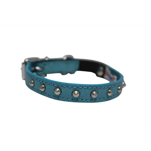 Studded Cat Collar - Baby Blue