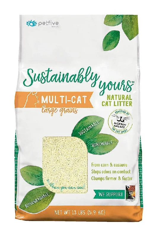 Sustainably Yours Multi-Cat Corn & Cassava Large Grain Litter