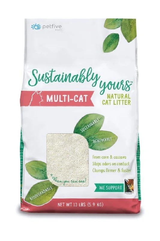 Sustainably Yours Multi-Cat Corn & Cassava Litter