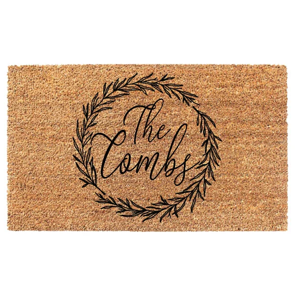 Wreath Custom Doormat