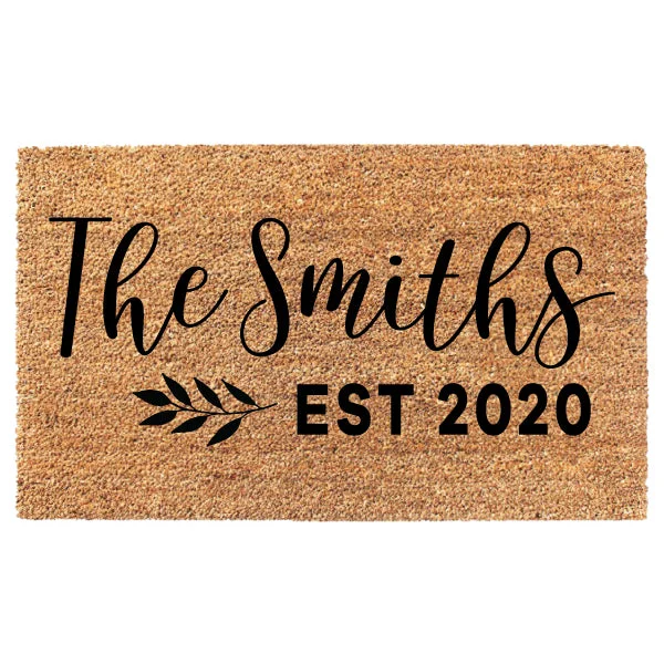 Custom Last Name Doormat