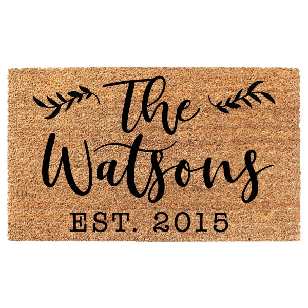 Last Name Custom Doormat