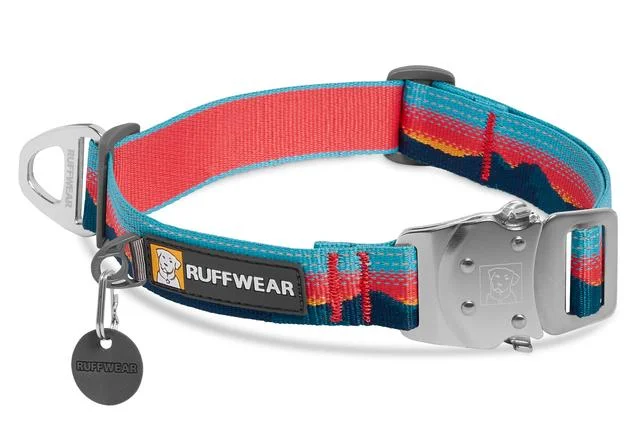 Top Rope™ Metal Buckle Dog Collar strong, reflective, ballasted 2024