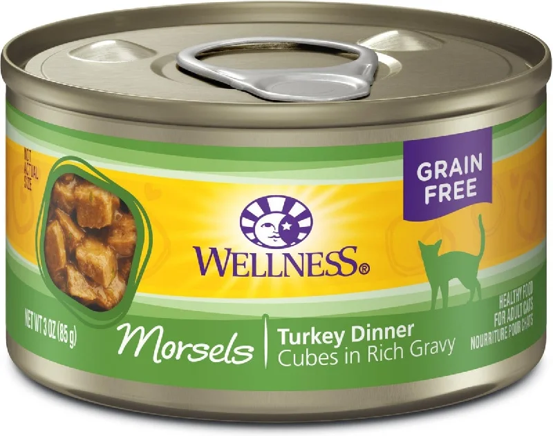 Wellness Natural Grain Free Gravies Turkey Dinner Canned Cat Food