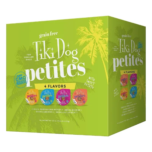 Wet Dog Food - ALOHA PETITES - Variety Pack - 3 oz cup, case of 10