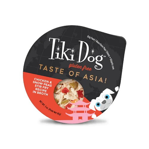 Wet Dog Food - PETITES TASTE OF THE WORLD - Asian Chicken Stir Fry - 3 oz cup